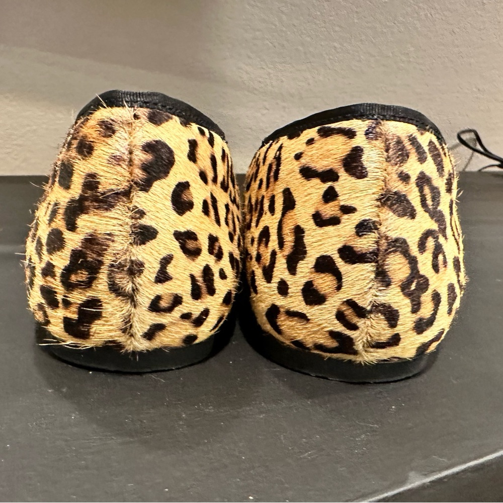 Hush Puppies Leopard-Print Pointed Flats with Colorful Tassels - Picture 5 of 5